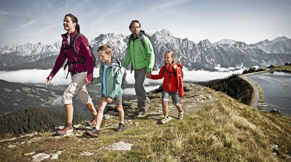 Wanderurlaub mit Familie Salzburger Land