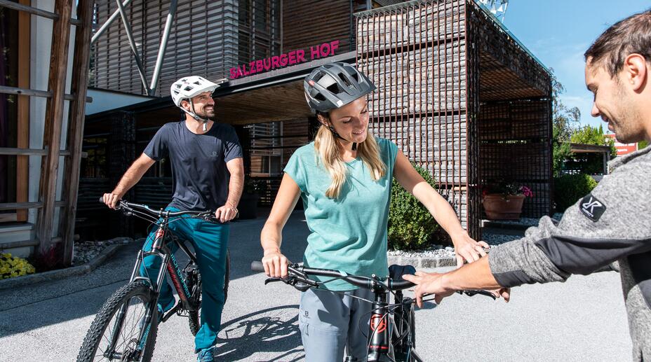 bike hotel Salzburger Hof Leogang