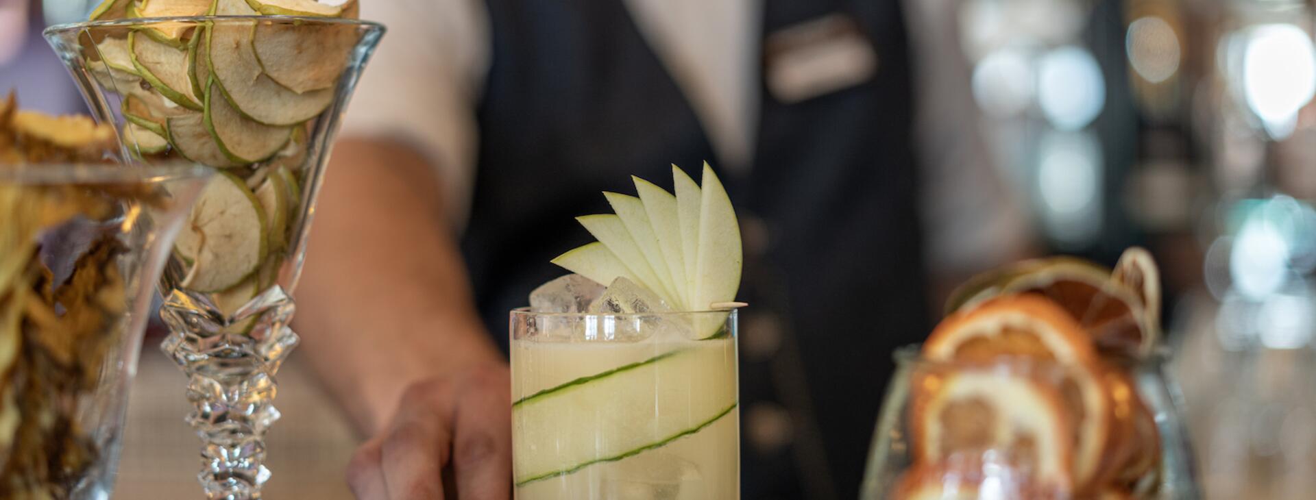 apple cocktail on holiday