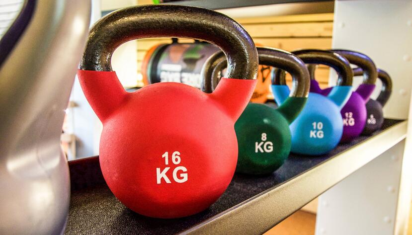 training equipment at the Salzburger Hof Gym