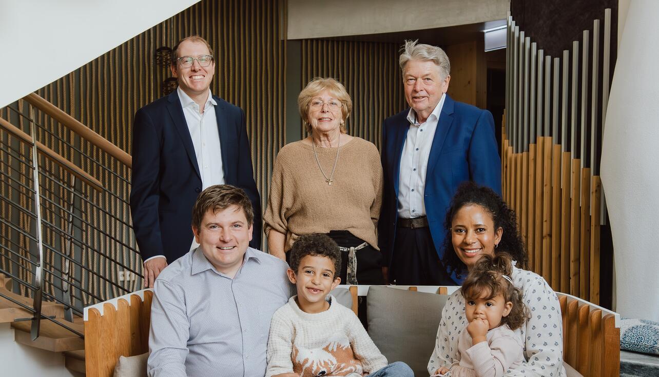 Familienfoto einer Familie
