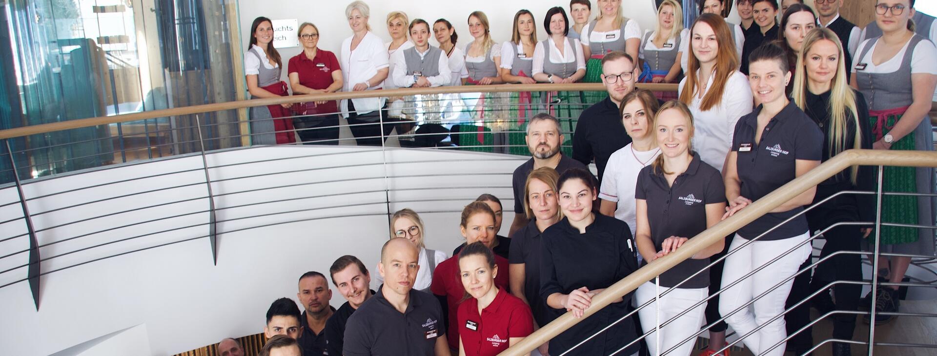 Teamfoto Salzburger Hof Leogang