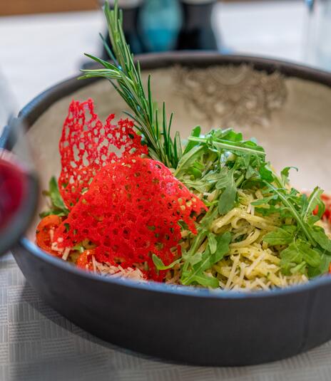 Gourmet dish hotel