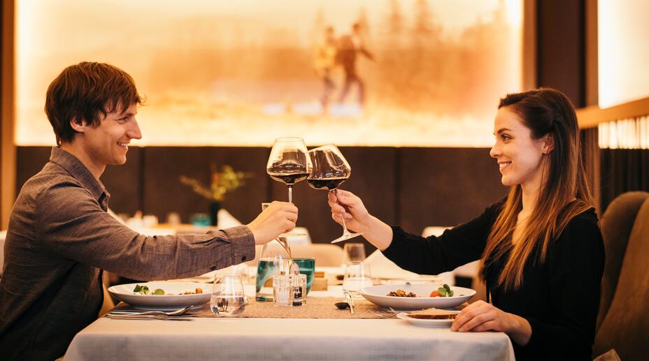 wine and dine for couple Leogang