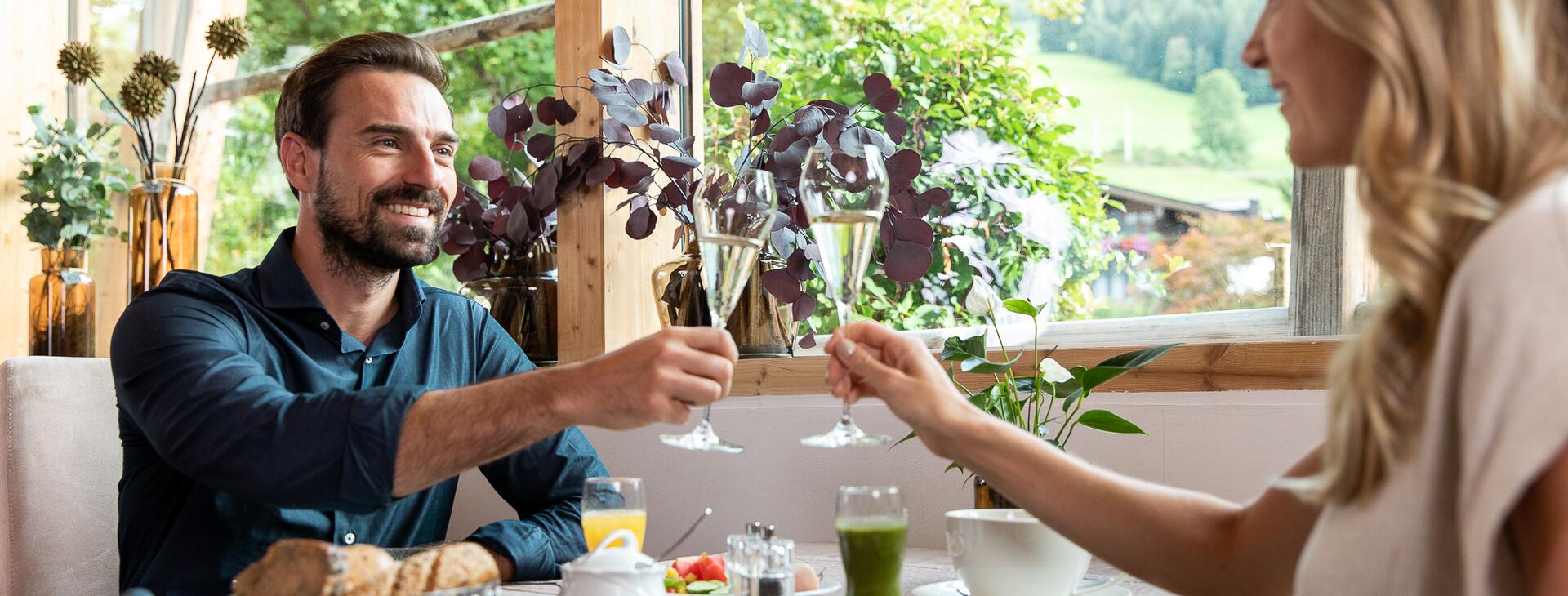 Frühstück zu Zweit in Leogang