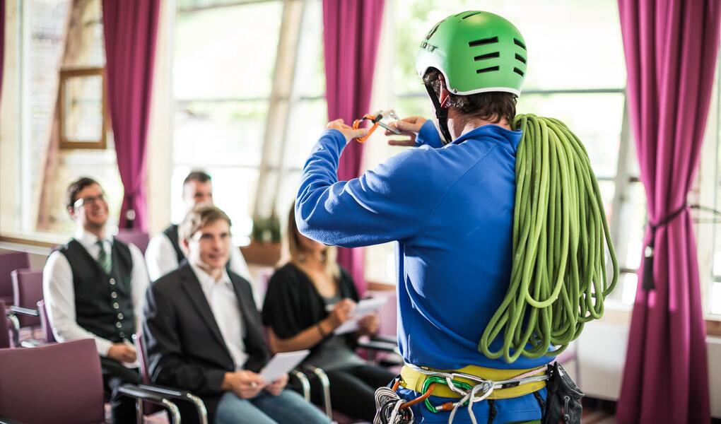 Kletterseminar im Seminarhotel Leogang