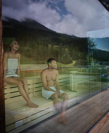 wellness hotel with panorama sauna in Leogang