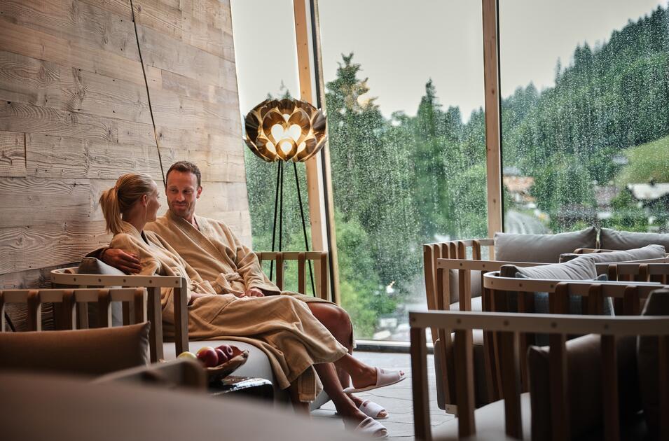 Pärchen im Wellnessurlaub