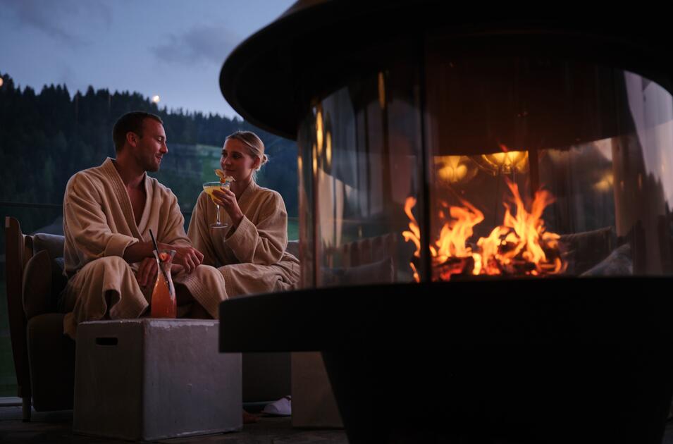 romantic holiday in the mountains