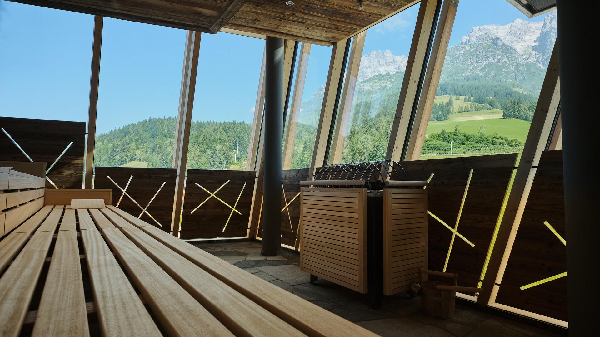 Sauna in den Bergen Salzburg