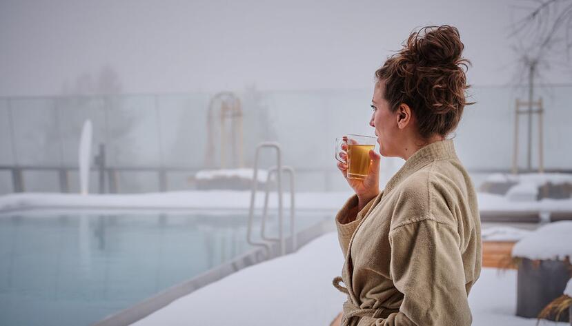 Outdoor Wellness im Winter Salzburg