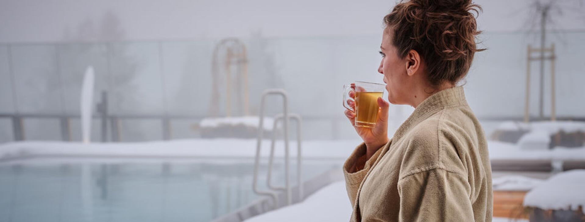 outdoor wellness in winter Salzburg