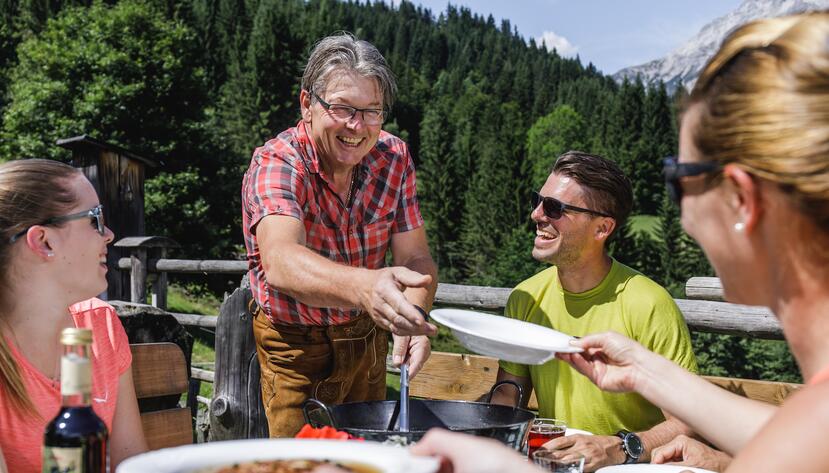 bewirtschafte Hütte Leogang