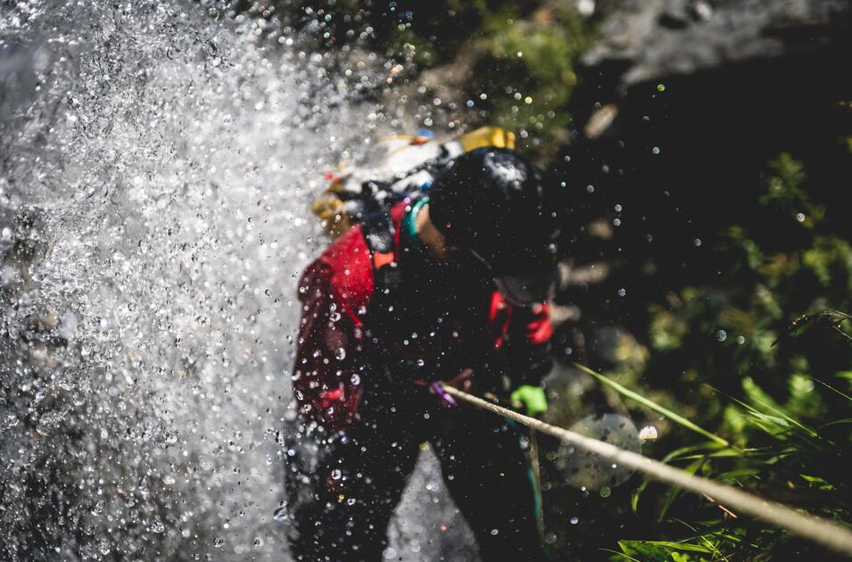 canyoning on holiday