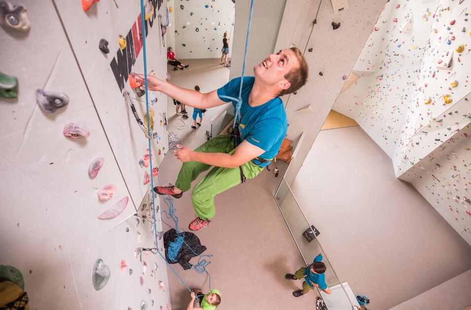 Hotel mit Kletterhalle