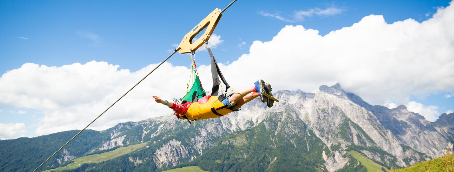 Flying Fox in Leogang