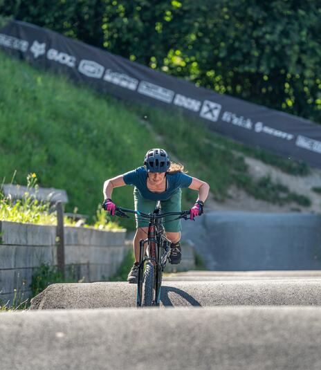 Pumptrack für Anfänger in Leogang