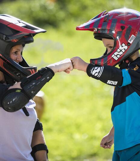 Mountainbike Urlaub mit Kind