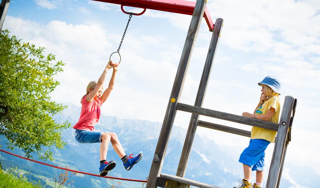 children at the playground