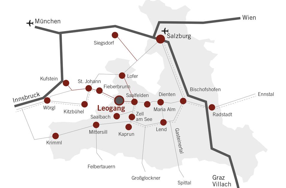 directions Salzburger Hof Leogang