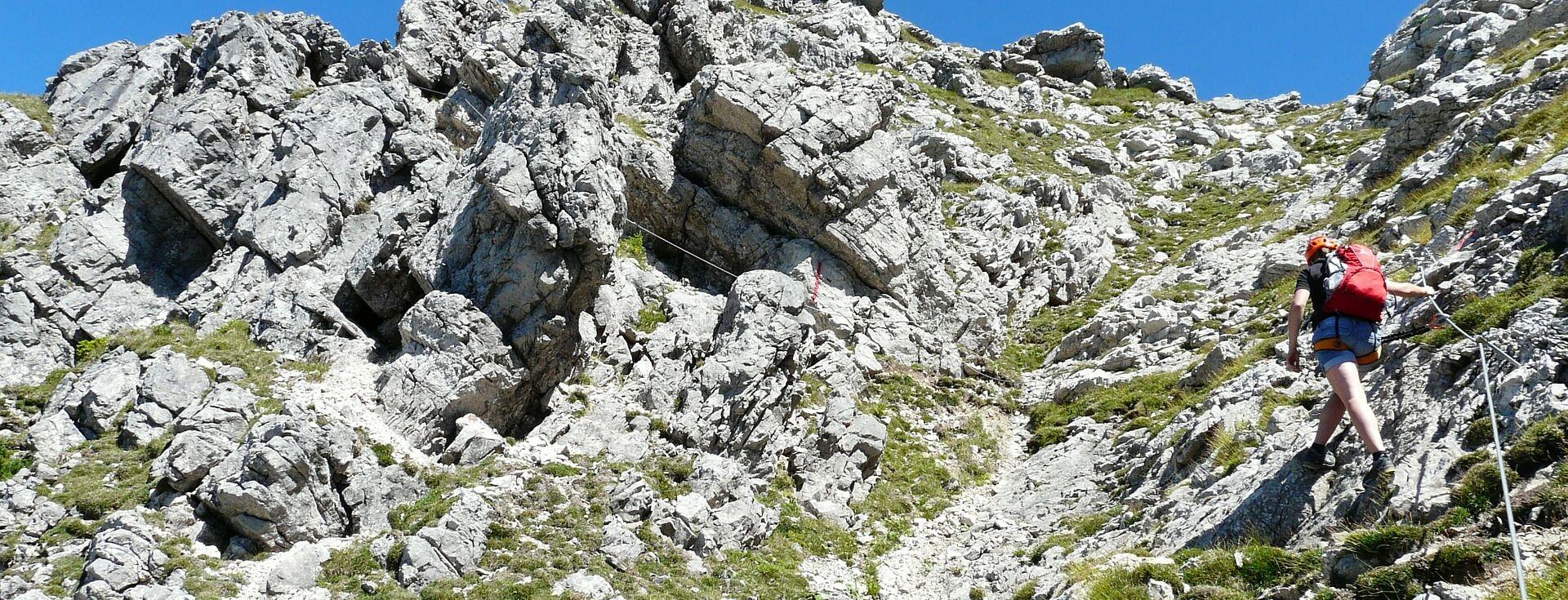 Klettersteigen im Urlaub in Leogang