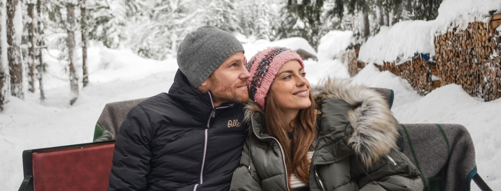 Winter carriage ride