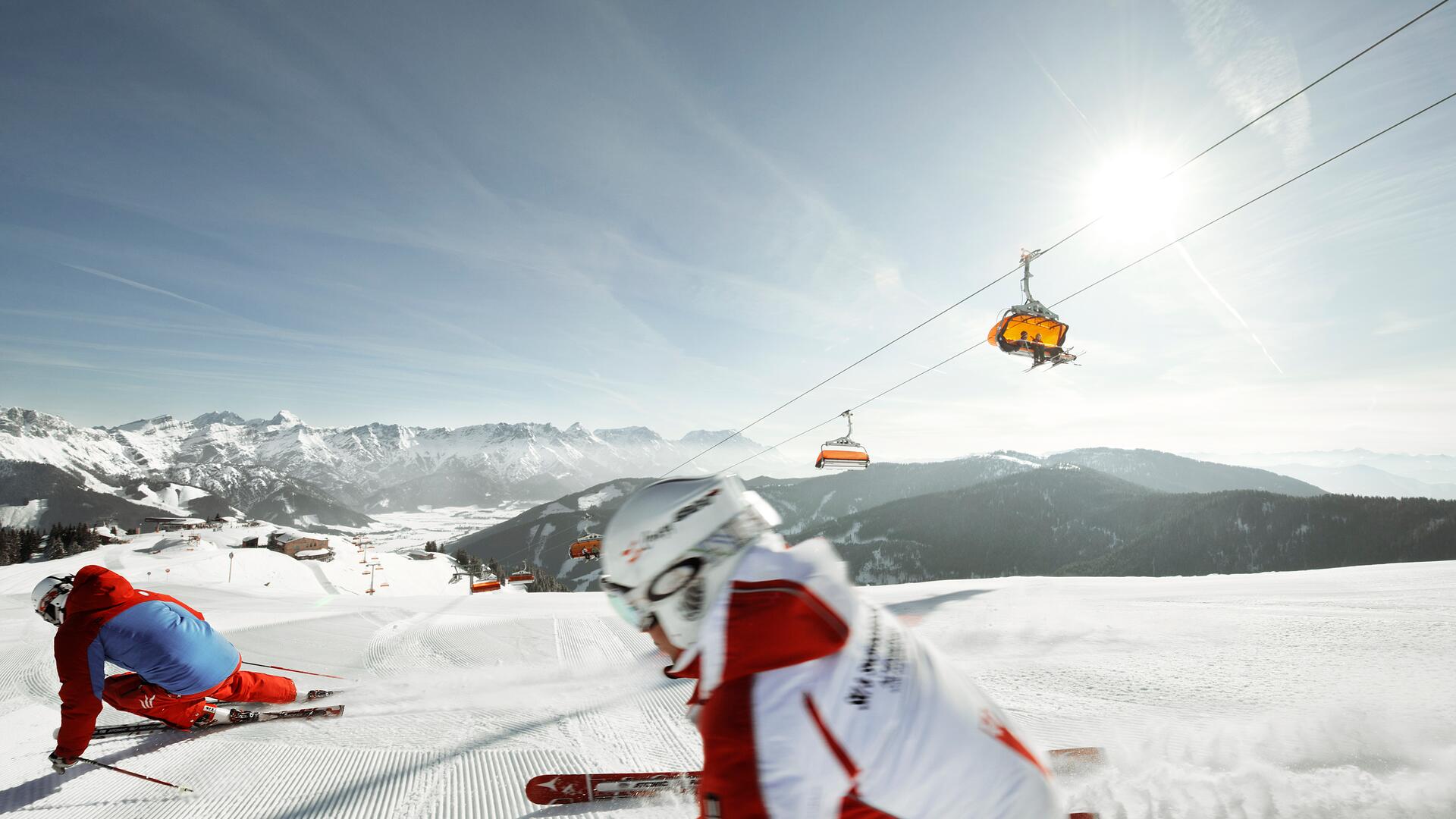 skiing Leogang