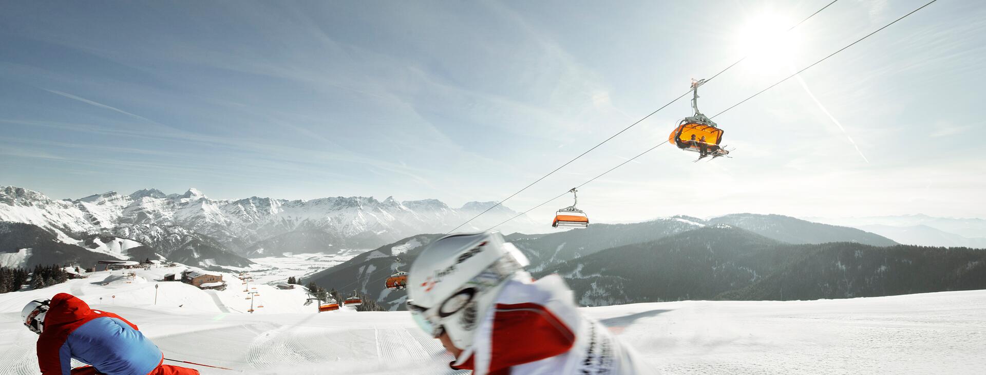 skiing Leogang