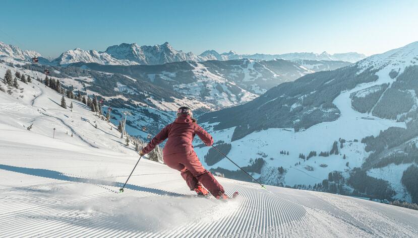 skiing Leogang