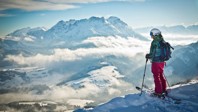 powder skiing Leogang