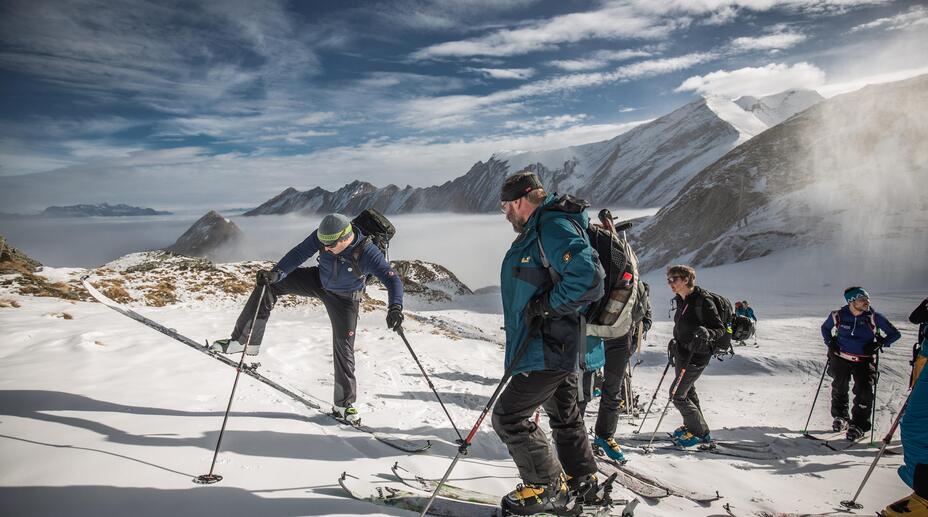 guided ski Tours salzburger Land