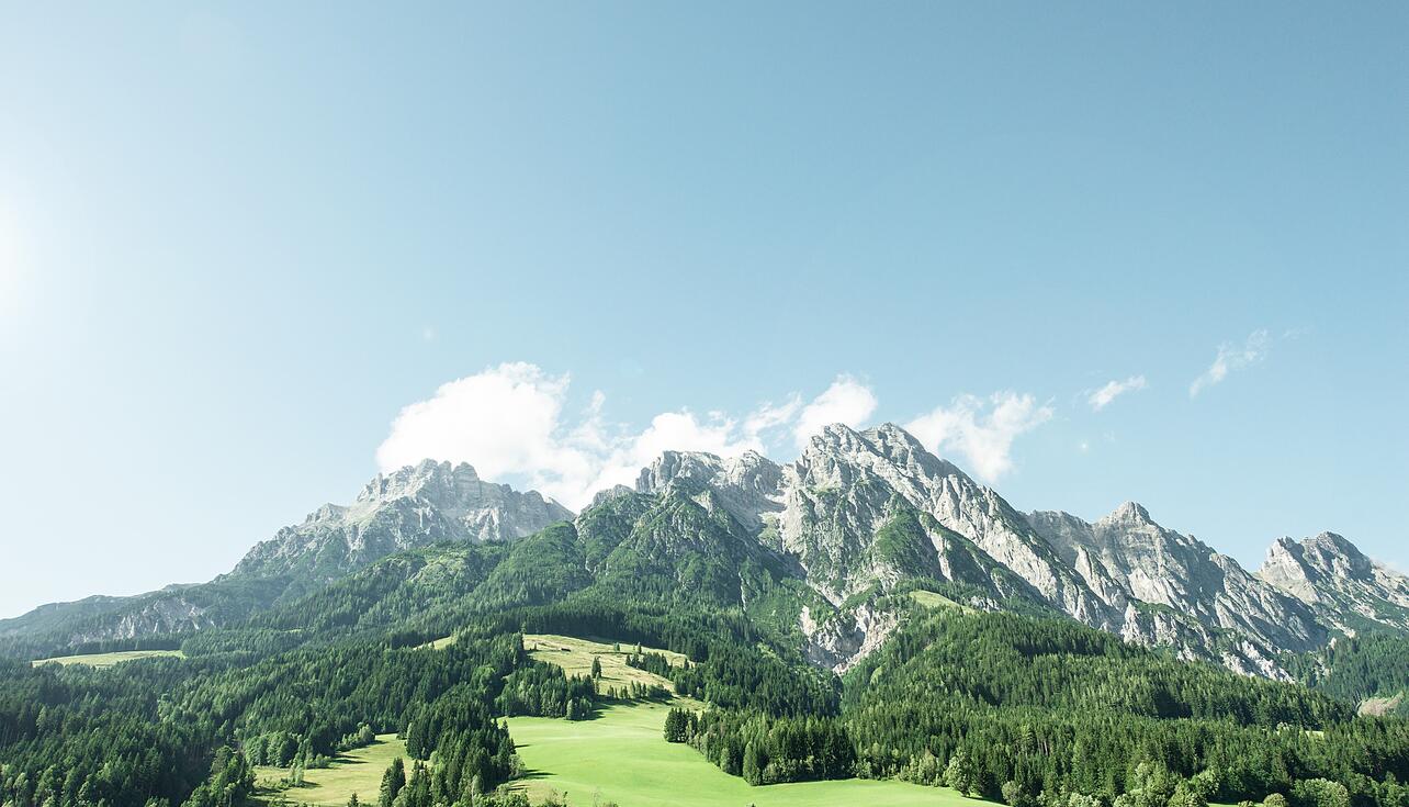 Saalfelden Leogang mountain panorama