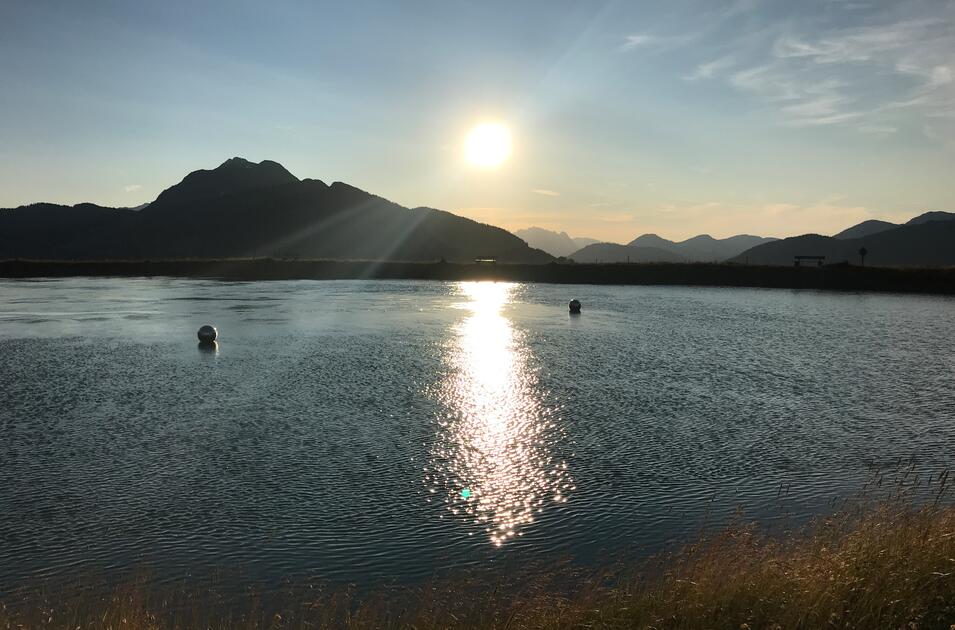 Sonnenuntergang Leogang