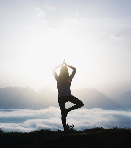 yoga in the mountains Salzburg