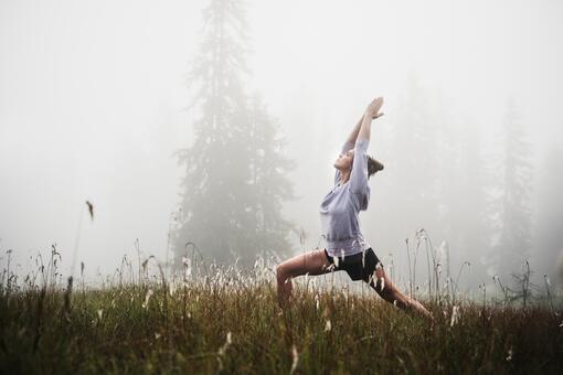 Yoga auf der Alm in Leogang