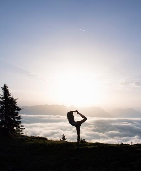 Yoga in den Bergen Salzburger Land