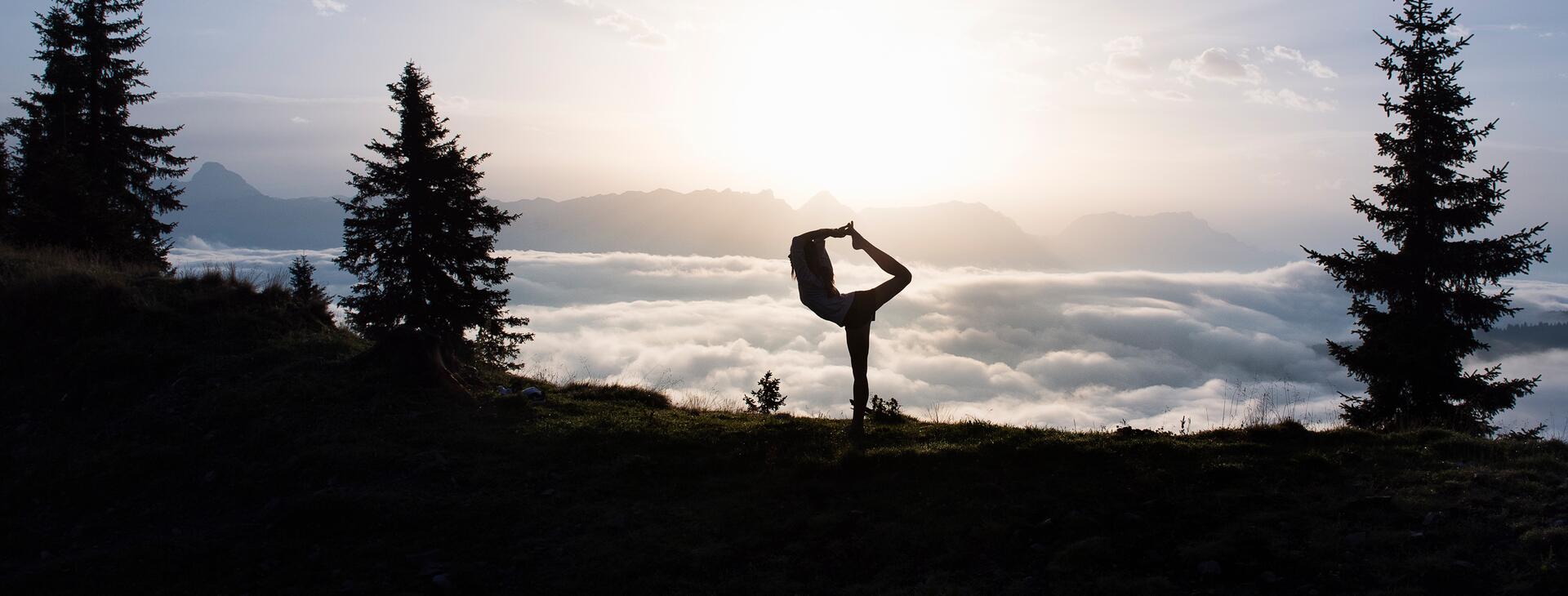 Yoga in den Bergen Salzburger Land